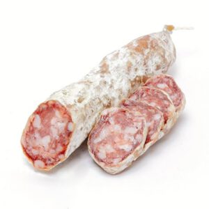 Zwarte olijf met basilicum worst