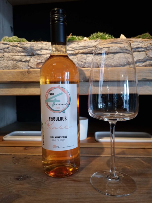 Afbeelding een fles Fabulous- rose Monastrell