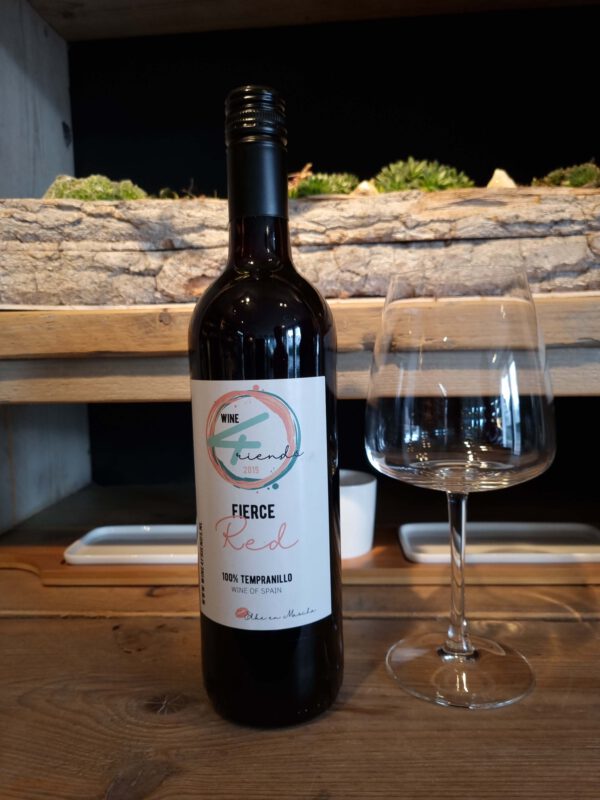 Afbeelding een fles Fierce Red Tempranillo