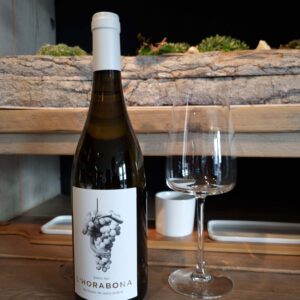 Afbeelding een fles Les Freses L'Harbona blanc sec witte wijn